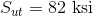 Sut 82 ksi