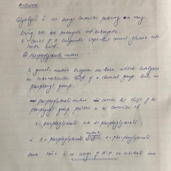 ANSWER Clyrolysu u w energy conversion passerangan ang living ceste, both pokarphir and eukaryote. It consist of enenatie ste