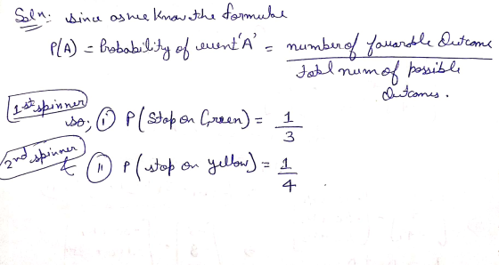 num of possible Seln. since as he know the formule P(A) = Probability of eventA a number of fauarble dutcome Fatl num st sp