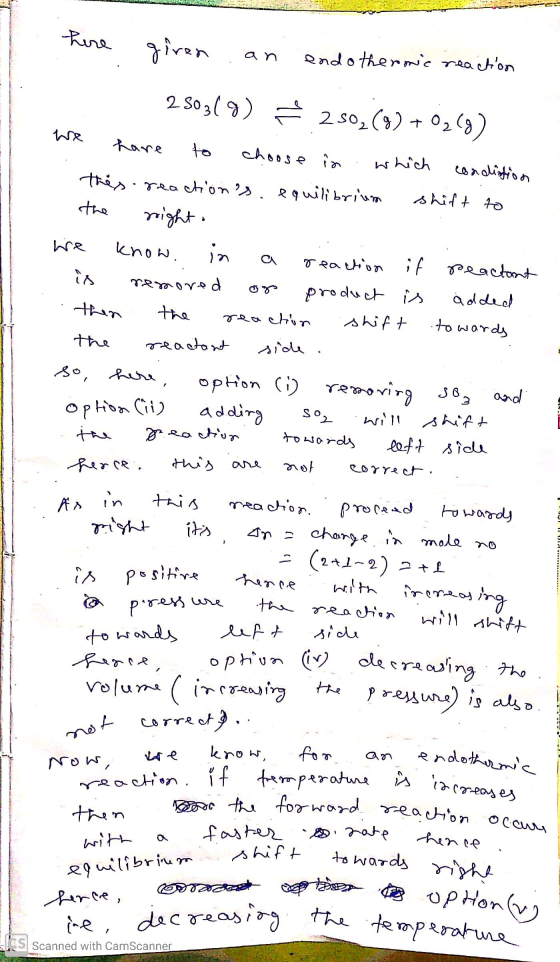 here an 250318) choose in condition know. then to words 80, reaction. it temperature is increases Bose the forward reaction g