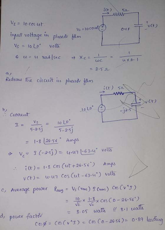 vct) ngut voltage un pha㎶ am O.IF Vs = 10 Lo, volts. aノ -1,0 Lo。A Cumeut lo Lo 5-2-S -1 2656 Amys C, Average power 10 d, pove