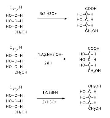 Осн Br2,H30+ но-с-н но-С-н HO-C-H Сн,он COOH HO-C-H но-С-н но-С-н Сн,он осн но-С-н но-с-н но-с-н Сн,он 1.Ag, NH3,он- 2)H+ COO