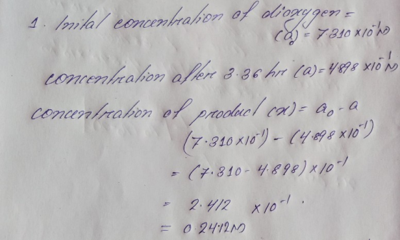 1. Imital concenbrahion of aliogogen - ca 7 310 xroho conveniahon after 3-36 hr (a)=4898 xións Conan rahon of proolocel (8) -