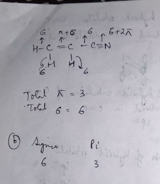6 H-c 6 6 6+27 -c -C=N dhe Total Total 6 ł=3 6