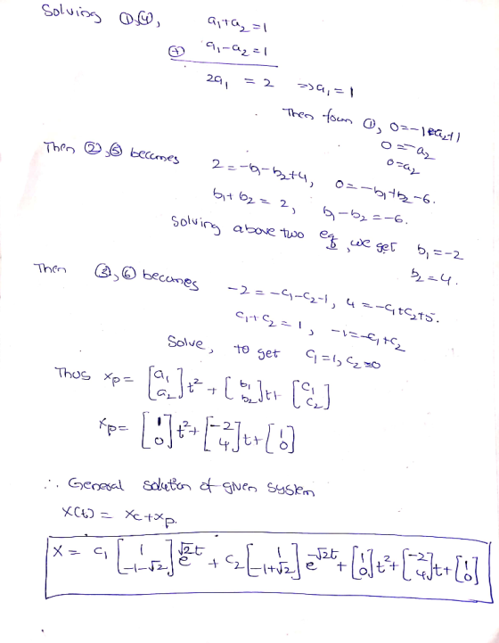 Solving Co., arta_=1 9,-42=1 29, = 2 . =9,=1 Then toon 0, 03-1RaLA) oraz oraz ben ☺ ☺ becomes 2=-69bat4, 02-bitb2-6. . bitb2=
