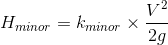 v2 Hminor = kminor X 29