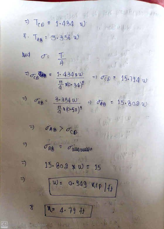=) Tco= 1.434 w to noise f. TAB : 3.356 w = w gol T. A ahl тая 200 Pa = 1.434nw - SD = 15.794 w. G DAB 3.356 w 4-59) - JAB =