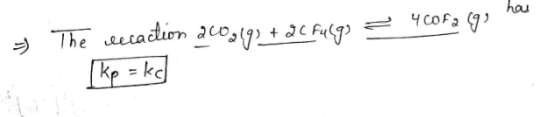 ha 3 4 The mecacion 2000169) + 2C Fucg) = [Kp = kc