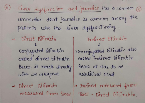 © Liver dysfunction and jaundice. Has a common © connection that jaundice ies common among the patients who has liver dysfunc