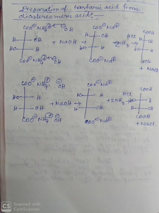 10014 Preparation of tartaric acid from diastereomeric acido - COONHAKGH cool Nadu + син кг ot & Naot / TNHg 7 4 40 tt coo Nh