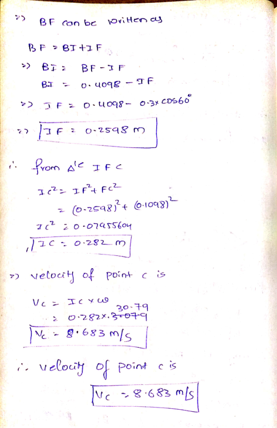 * BF can be written as BFBI+IF >> Bia BF - IF BJ = 0.4098 - IF » IF = 0.4098- 0-3x c0560 IF : 0-2598 m from all IFC Ic²= I F²