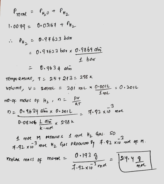 Рряк Сдо * t H 0 0316 100 19= 0.9623 bar PHY 0.9162 3 ba1 x O.9869 alm 1 bar 0.963 4 alm TEmpe RAVRE f; 25 t Q13- 298 K 201 m