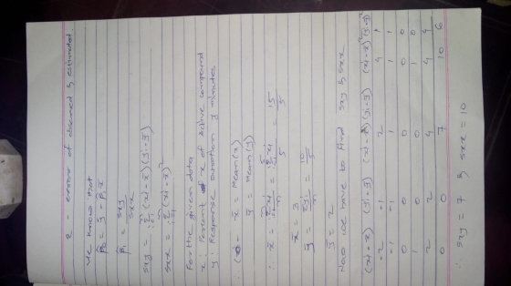 of obsessed s estimated de know that J ßi sax E Z (x-x) for the given dota Percent of x of active compared y : Response Deroo