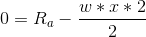 W* 2 * 2 0 = Ra 2