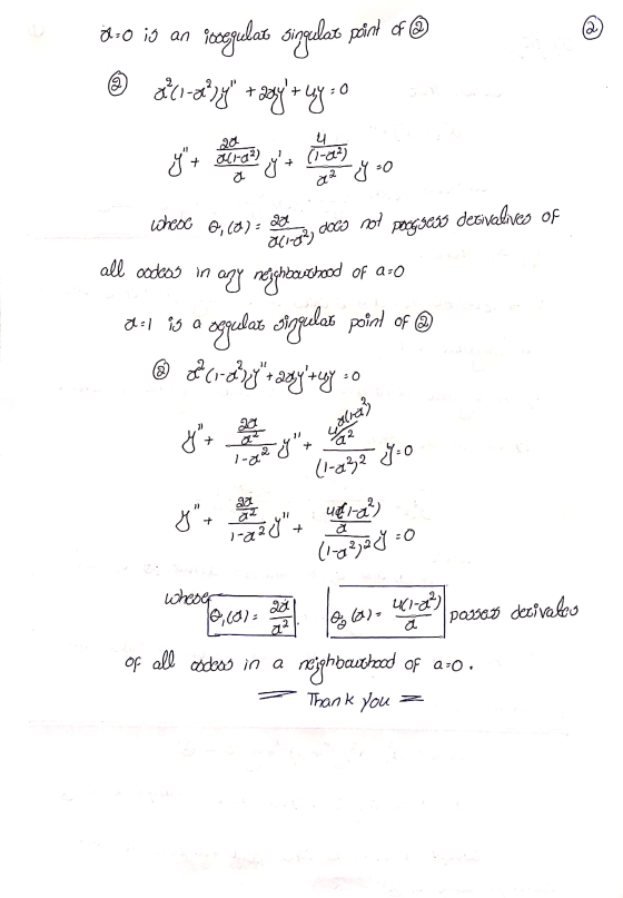 1-ya a=0 is an point of @ Q ooegulat singulat ☺ din-033 + oytuyo (1-02) at yoo wheoc 2,100) - qa 011-02) all oodoos in doco