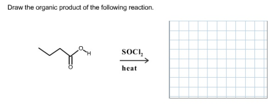 Draw the product(s) of the following reaction. Dr