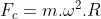 F_c=m.\omega ^2.R
