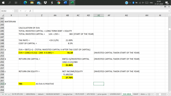 C w ENG 02:49 31-07-2020 99+ 29 Х AE262 . Y Z AA AB AC AD AE AF AG AH ΑΙ X 241 242 WATERVAN 243 244 245 246 CALCULATION OF EV