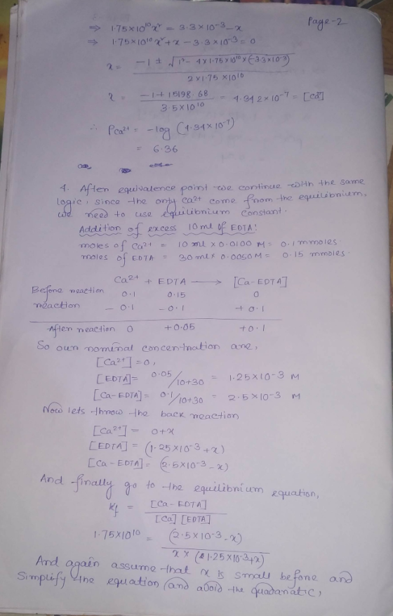 > 175x100x = 3.3 X 10-3-X Page 2 → 75x100x + X-3.3 * 10 3 0 2 - 19- 4x1.75 X 100x33x10-3) - 2x1.75 81010 2 -1 +15198 68 - 54.