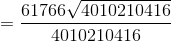 =\frac{61766\sqrt{4010210416}}{4010210416}