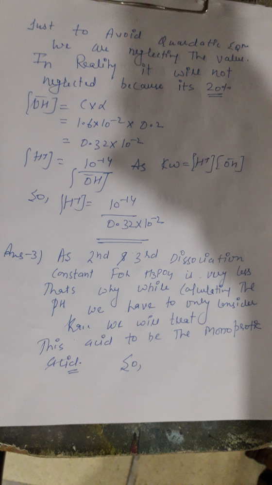 we Just to Avoid Quardate {om In Reality Out were not hy leeting the value. nigrected because its 20% 15HJ = exa = 106x10-2x