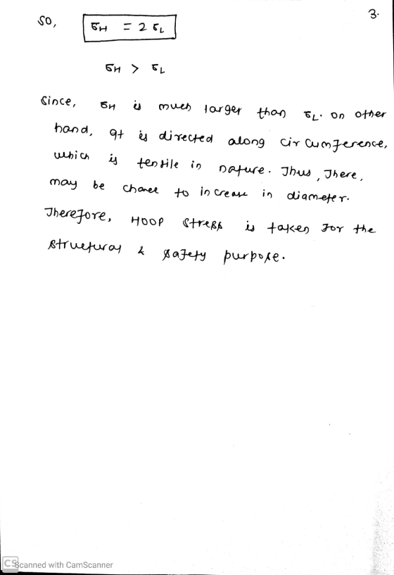 3 So, CH = 261 Би > 5 Since, би ية muen larger than El. on other hand, at is directed along circumference, which es may be te
