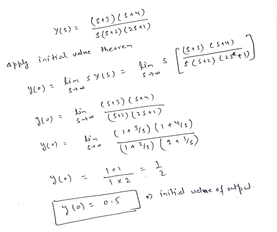 S (S2) (251) apply theorem Lim Lim s ys) S S o S