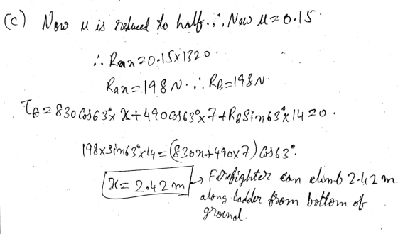 (c) Now u is tuduced to half;. Now 120.15. .. Ran20:15X13201 Ran=1980.,. RB=1980. TA 28306046 38 X+4906463977+ha Simb 3 8142