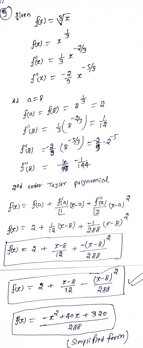 I given f(x) = 30 333 f(x) = x f(x) = -2 -213 -573 f(x) = -2 х At a=8 1/35 g 8 fca) = 48) = 8 fig = + (8 %) = 1 18 orang 744