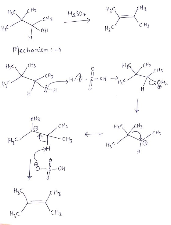 - H₂E CH3 H2SO4 X CH3 CH3 H2C- NOH - Mechanism: Hie, CH3 H₃C CH3 \ CH3 CH3 Ho OA OTGOH2 -0H → Hell HC Ö-H «Н, CH3 Haq CH3 CH