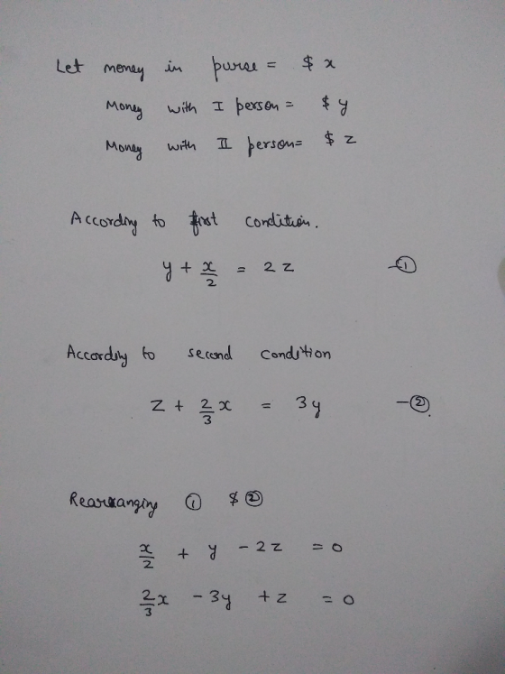 $ % punes Let menay in $ pesan Monuy with I berson 2 IL Money with condituon fiet Accordiy to 2. Z Accorday to secnd Condstio