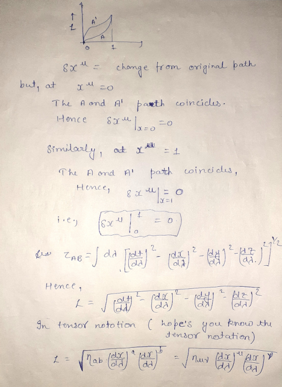8x - change from original path but, at x lão The A and A parth coincides. Hence samo Similarly, at All = 1 The A and Al path
