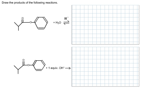 Draw the product(s) of the following reaction. Dr