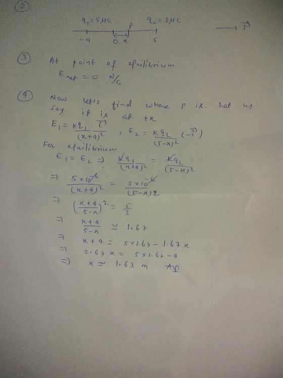 9, 5uc q=34c To 7 4 On 5 At point of equilibrium Enet / 4 Now say letis find P is. het us Fer Ka, where at th E = K2, , E₂ =