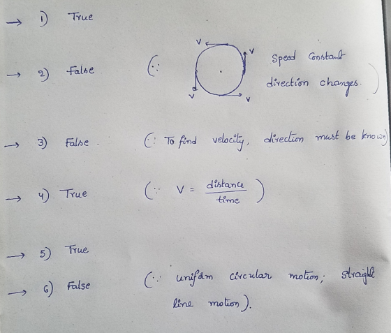 True Speed Gnsta. Falbe dvection changeh CTo find velocily, drecion must be know falhe distante (: V = 4) True time 5 True mo