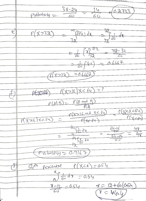 38-24 14 0.2333 probabiny 60 66 el 2(X232) ff(x) di नर 44 60 32 32 72 न2-32 52 02 0.6667 (का (x23a) = 0.6.2 ही trait)(x216/x2