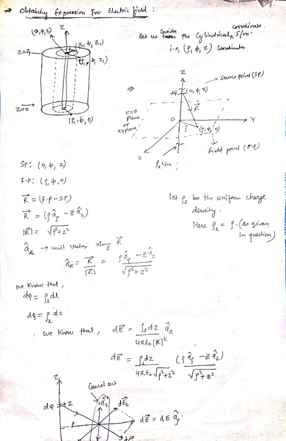 & obtaining Expression for Electric field Coordinate + 2 let us candidate the Cylindrical, s/m. i-e (8, 8, 2) Cordinates. 227