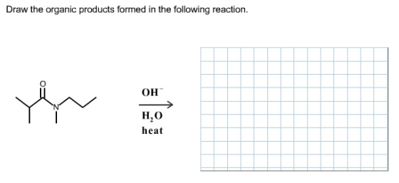 Draw the product(s) of the following reaction. Dr