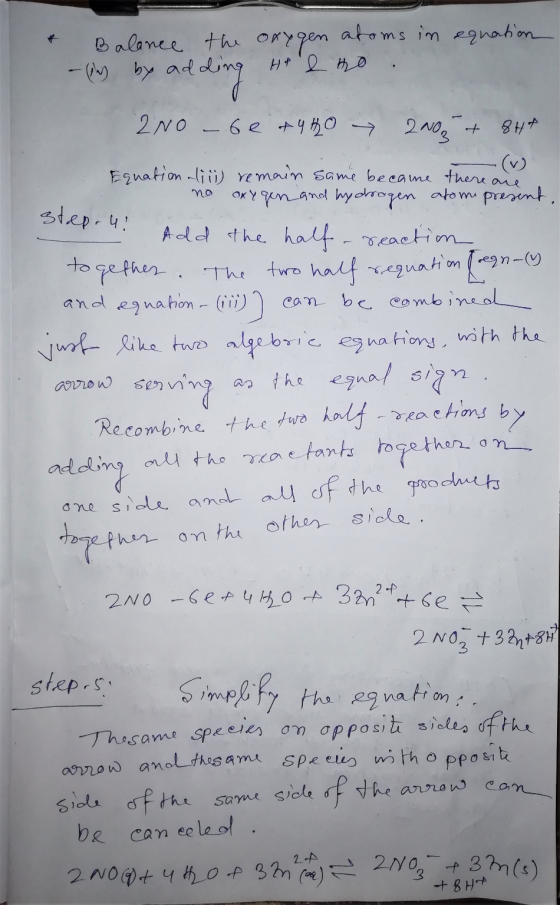 * egnation Balance the - (1) by adding oxygen atoms in H 2 ho. 2 No - 60 4440 2002 + 844 Equation aliii) remain same became t