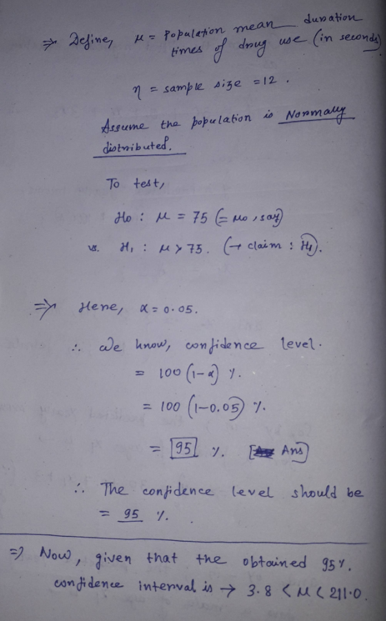 dunation - fopulapon mean times Cim sesods Parap 2efine, samp le Aige 12. Nammaly Arsume the populatbon io distnibuted To te