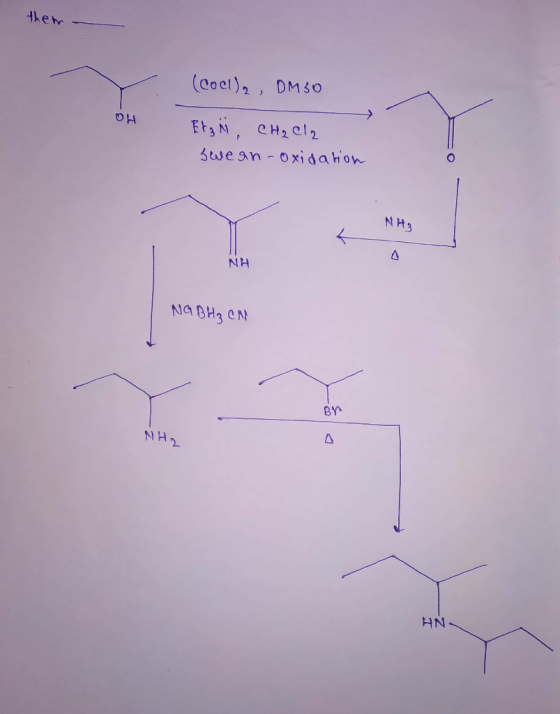 Hhem (Coel),, DMSO FtgN, CH2CI2 Sewean-oxidahon NH3 NH Na BH3 CN BYA NH2