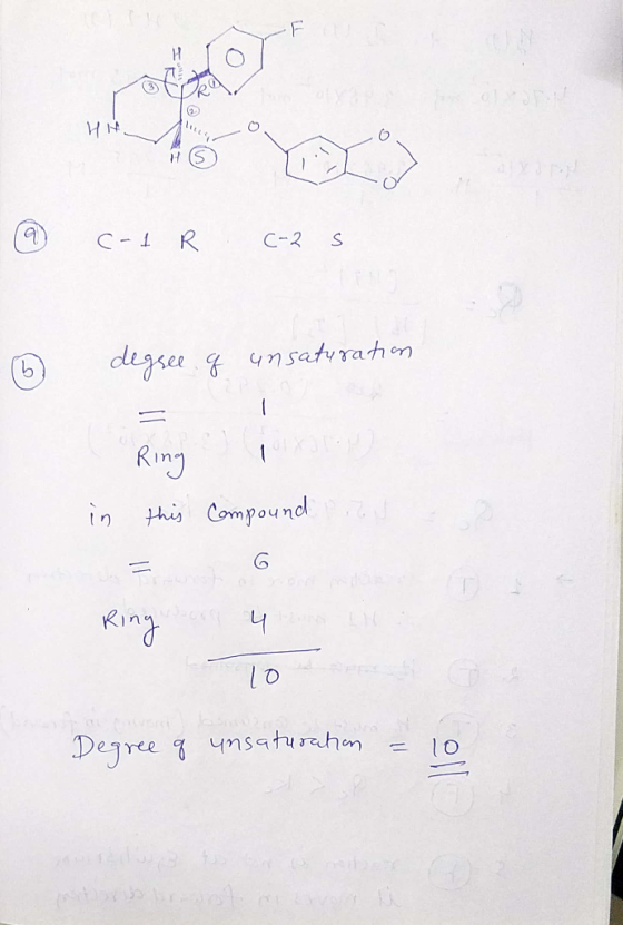 h c-t Rc- 2s degree of unsaturation Ring 1 this Compound in as Клах чадвар Top unsaturation -