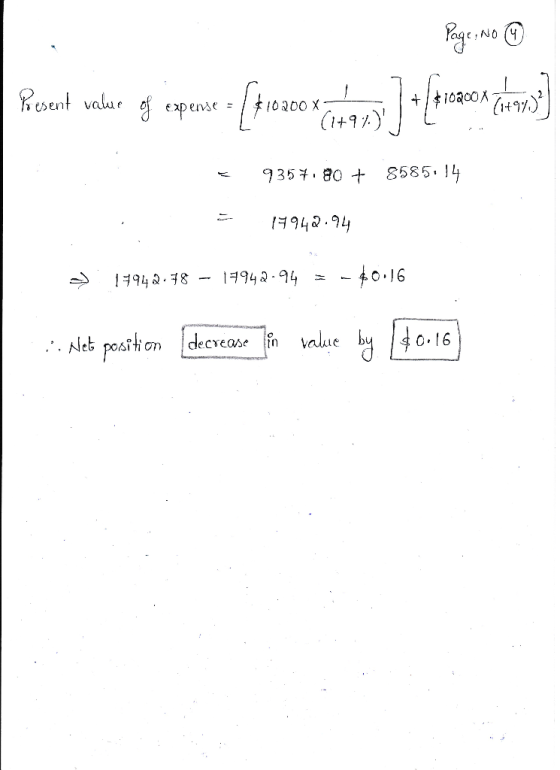 - Page, No ④ Recent value of epanse » [410200 x yutis 1 + (numeron ) 9357.80 + 8585. 14 1942.94 a 17942.78 - 17942-94 = $0.16