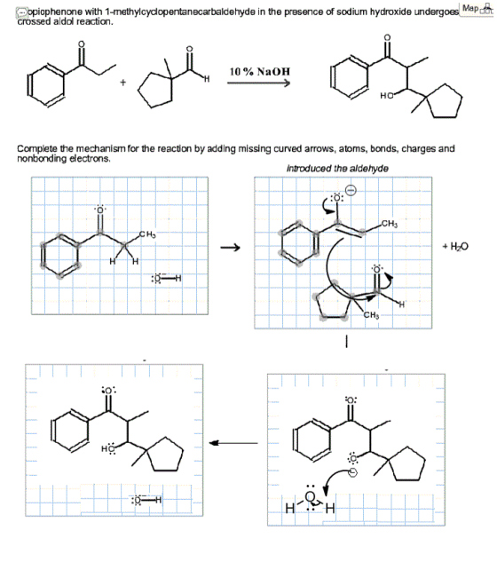hoe witohyoyopetandlyde in the presence of sodium hydroxide undergoes Mep ch entanecarbaldehyde in the presence of sodium hyd