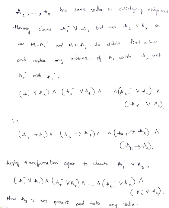 A ... gtx has same acalre is saisting assignment Havina A, VA TO clause ATV A. but not wo 1 2 use n ce an use M: Aq and N=A.