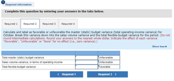 Required information Complete this question by entering your answers in the tabs below. Required 1 Required 2 Required 3 Requ
