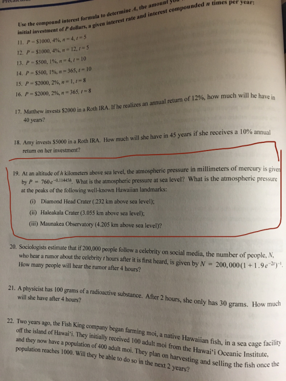 Prelalu times per year: Use the compound interest formula to determine ind interest formula to determine A, the amount you St