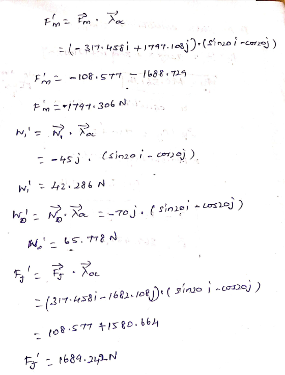 IC Im = Rm. Ta = (-31764581 +1497.108j)o(since i-corzoj). FM -108577 - 1688. 729 Fm3-1797.306 N wis W. Voit 5-45; ; (sinzo