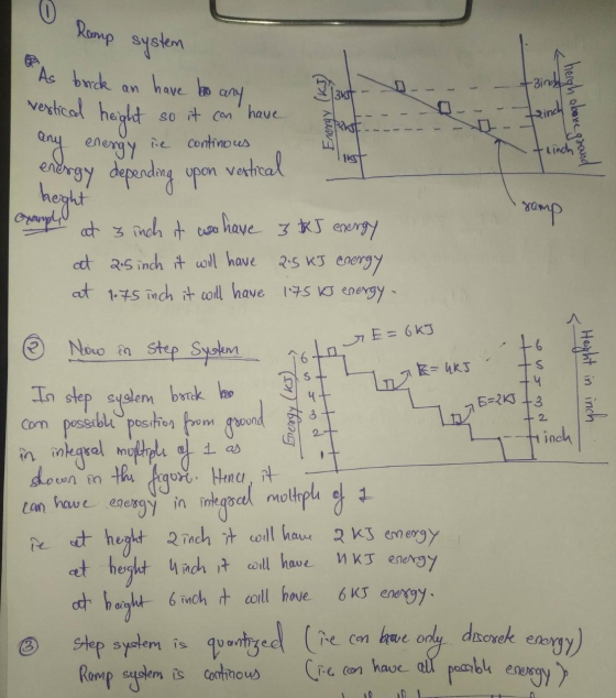 Ramp system As brick an have to any vextical height so it can have & 13kst - - - - - - find Energy (KJ) at - trinch heigh ab