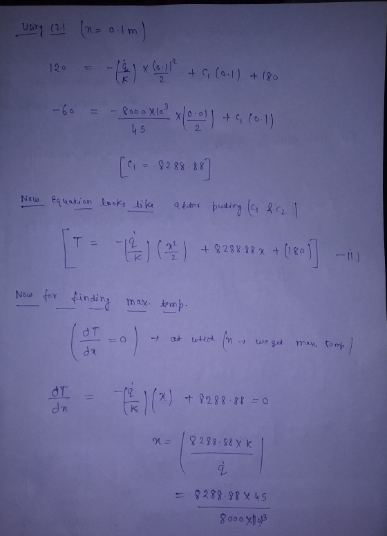 using (21 (n= 0.1m) 120 x 16.112 ta (oil) + 180 2. -60 - Pao o Xte? x (0:) +6 (0:1) 45 [: - 8288.88 .88 Now Equation looks li